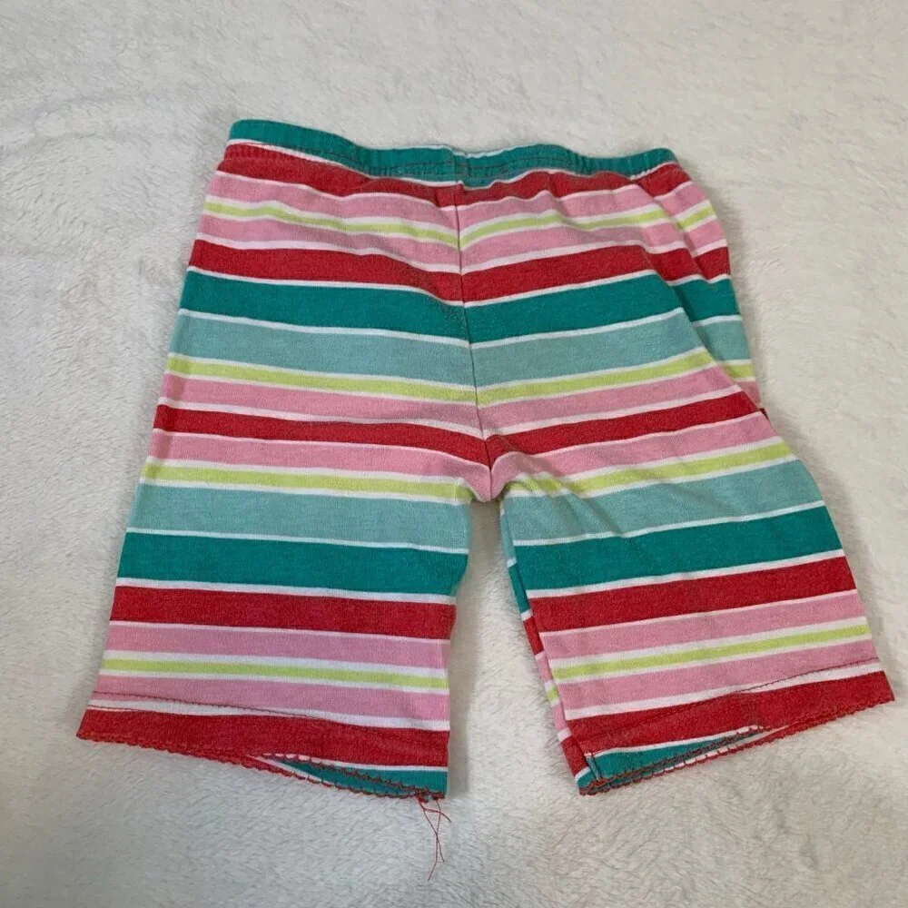 5/$25 Carter's Girls 4T‎ Woke Up In Paradise Red Toucan Pajama Set Shorts